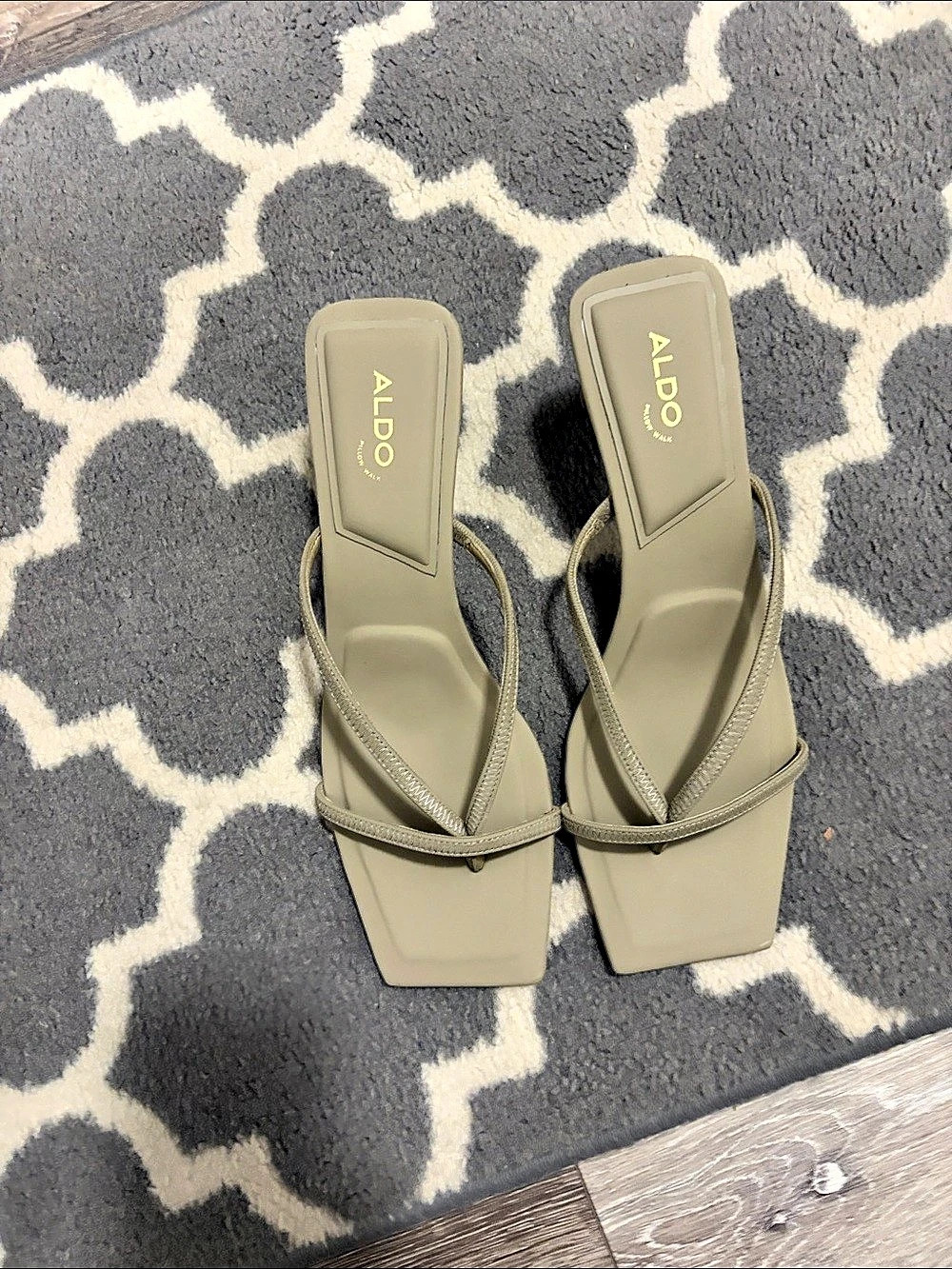 ALDO Sparks Strappy Heeled Sandal Green